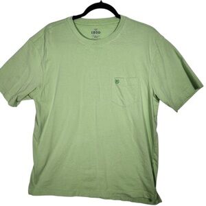 IZOD Men’s Green Short Sleeve Crew Neck T-Shirt in size Medium